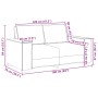 Juego de sofás con cojines 2 piezas tela rojo tinto by , Sofas - Ref: Foro24-3324694, Price: 473,65 €, Discount: %