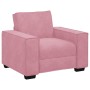 Juego de sofás con cojines 3 piezas terciopelo rosa by , Sofas - Ref: Foro24-3324621, Price: 678,51 €, Discount: %