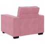 Juego de sofás con cojines 3 piezas terciopelo rosa by , Sofas - Ref: Foro24-3324621, Price: 678,51 €, Discount: %