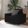 Sillón de tela negro 60 cm by , Sofas - Ref: Foro24-4105060, Price: 161,51 €, Discount: %