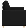 Sillón de tela negro 60 cm by , Sofas - Ref: Foro24-4105060, Price: 161,51 €, Discount: %