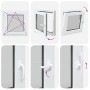 Ventana de sótano "RISOR" 60x60 cm oscilobatiente DIN izquierda by , Windows - Ref: Foro24-4108301, Price: 106,53 €, Discount: %