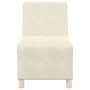 Sillón de terciopelo color crema 55 cm by , Sofas - Ref: Foro24-4108487, Price: 121,24 €, Discount: %