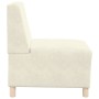 Sillón de terciopelo color crema 55 cm by , Sofas - Ref: Foro24-4108487, Price: 121,24 €, Discount: %