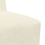 Sillón de terciopelo color crema 55 cm by , Sofas - Ref: Foro24-4108487, Price: 121,24 €, Discount: %