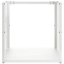 Leñero blanco 40x40x40 cm Acero laminado en frío von , Brennholztaschen und -halter - Ref: Foro24-864244, Preis: 48,94 €, Rab...
