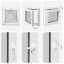 Ventana de sótano "RISOR" 60x60 cm oscilobatiente DIN izquierda by , Windows - Ref: Foro24-4108430, Price: 117,89 €, Discount: %