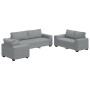 Conjunto de sofá de 3 piezas con cojines de tela gris claro von , Sofas - Ref: Foro24-3324649, Preis: 618,84 €, Rabatt: %