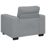 Conjunto de sofá de 3 piezas con cojines de tela gris claro von , Sofas - Ref: Foro24-3324649, Preis: 618,84 €, Rabatt: %