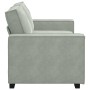 Sofá de 2 plazas de terciopelo gris claro 140 cm by , Sofas - Ref: Foro24-4105020, Price: 205,06 €, Discount: %