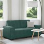 Sofá de 2 plazas de terciopelo verde oscuro 140 cm von , Sofas - Ref: Foro24-4105022, Preis: 217,85 €, Rabatt: %
