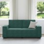 Sofá de 2 plazas de terciopelo verde oscuro 140 cm von , Sofas - Ref: Foro24-4105022, Preis: 217,85 €, Rabatt: %