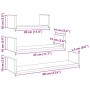 Estantes de pared 3 uds. Madera de ingeniería de roble negro von , Regale und Regale - Ref: Foro24-862405, Preis: 20,76 €, Ra...