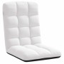 Silla de suelo plegable de tela blanca 71x51x62 cm de , Sillas de suelo - Ref: Foro24-4019743, Precio: 64,03 €, Descuento: %