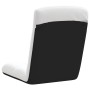 Silla de suelo plegable de tela blanca 71x51x62 cm de , Sillas de suelo - Ref: Foro24-4019743, Precio: 64,03 €, Descuento: %