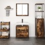 Set de muebles baño 2 pzas madera contrachapada roble ahumado by , Bathroom furniture - Ref: Foro24-3328366, Price: 123,26 €,...