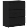 Aparador roble negro 60x35x76 cm Madera de ingeniería de , Aparadores - Ref: Foro24-862493, Precio: 94,31 €, Descuento: %