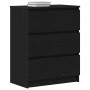 Aparador roble negro 60x35x76 cm Madera de ingeniería de , Aparadores - Ref: Foro24-862493, Precio: 94,31 €, Descuento: %