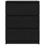 Aparador roble negro 60x35x76 cm Madera de ingeniería de , Aparadores - Ref: Foro24-862493, Precio: 94,31 €, Descuento: %