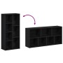 Estantería de madera de ingeniería roble negro 50x25x104 cm von , Bücherregale und Regale - Ref: Foro24-862470, Preis: 65,49 ...