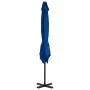Cantilever umbrella with light blue aluminum pole 250x250cm by vidaXL, Umbrellas - Ref: Foro24-46987, Price: 95,74 €, Discoun...