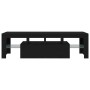 Mueble de TV con luces LED roble negro 140x36,5x40 cm von , TV-Möbel - Ref: Foro24-862030, Preis: 104,99 €, Rabatt: %