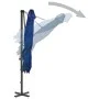 Cantilever umbrella with light blue aluminum pole 250x250cm by vidaXL, Umbrellas - Ref: Foro24-46987, Price: 95,74 €, Discoun...