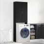 Mueble para lavadora roble negro 64x25,5x190 cm von , Zubehör für Waschmaschinen und Trockner - Ref: Foro24-862064, Preis: 96...