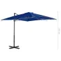 Cantilever umbrella with light blue aluminum pole 250x250cm by vidaXL, Umbrellas - Ref: Foro24-46987, Price: 95,74 €, Discoun...
