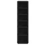 Zapatero de madera de roble negro 25x27x102 cm de , Zapateros y organizadores de calzado - Ref: Foro24-862066, Precio: 49,11 ...