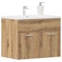 Mueble de lavabo de baño madera roble artisan 60x38,5x46 cm by , Bathroom furniture - Ref: Foro24-862024, Price: 51,22 €, Dis...