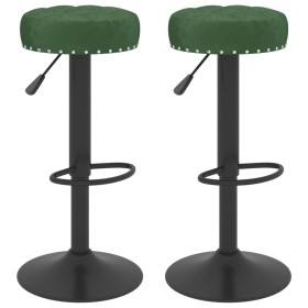 Taburetes de cocina 2 unidades terciopelo verde oscuro von , Küchenhocker - Ref: Foro24-332998, Preis: 102,31 €, Rabatt: %