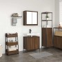 Set de muebles baño 2 pzas madera contrachapada marrón roble von , Badezimmermöbel - Ref: Foro24-3328393, Preis: 122,19 €, Ra...