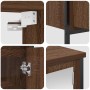 Set de muebles baño 2 pzas madera contrachapada marrón roble von , Badezimmermöbel - Ref: Foro24-3328393, Preis: 122,19 €, Ra...