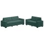 Conjunto de Sofá de 2 Piezas con Cojines en Terciopelo Verde Oscuro von , Sofas - Ref: Foro24-3324723, Preis: 470,98 €, Rabat...