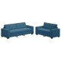 Juego de Sofá de 2 Piezas con Cojines de Terciopelo Azul von , Sofas - Ref: Foro24-3324730, Preis: 478,76 €, Rabatt: %