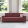 Sofá de 3 plazas Rojo Vino 180 cm Tela von , Sofas - Ref: Foro24-4104993, Preis: 261,98 €, Rabatt: %