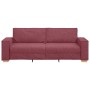 Sofá de 3 plazas Rojo Vino 180 cm Tela von , Sofas - Ref: Foro24-4104993, Preis: 261,98 €, Rabatt: %