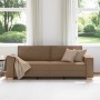 Sofá de 3 plazas Marrón 180 cm Tela de , Sofás - Ref: Foro24-4104994, Precio: 265,63 €