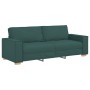 Sofá de 3 plazas Verde Oscuro 180 cm de Tela by , Sofas - Ref: Foro24-4104995, Price: 265,70 €, Discount: %
