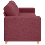 Sofá de 3 plazas burdeos de 180 cm en tela von , Sofas - Ref: Foro24-4105091, Preis: 265,11 €, Rabatt: %