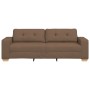 Sofá de 3 plazas Marrón 180 cm Tela von , Sofas - Ref: Foro24-4105092, Preis: 265,11 €, Rabatt: %