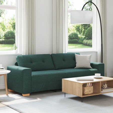 Sofá de 3 plazas Verde Oscuro 180 cm Tela by , Sofas - Ref: Foro24-4105093, Price: 265,11 €, Discount: %