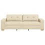 Sofá de 3 plazas Crema de 180 cm en tela by , Sofas - Ref: Foro24-4105095, Price: 265,11 €, Discount: %