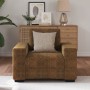 Sillón Marrón de 59 cm en Cuero Sintético by , Sofas - Ref: Foro24-4105108, Price: 170,51 €, Discount: %