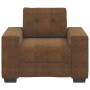 Sillón Marrón de 59 cm en Cuero Sintético by , Sofas - Ref: Foro24-4105108, Price: 170,51 €, Discount: %
