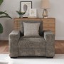 Sillón Gris Oscuro de 59 cm en Piel Sintética by , Sofas - Ref: Foro24-4105109, Price: 170,51 €, Discount: %
