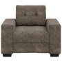 Sillón Gris Oscuro de 59 cm en Piel Sintética de , Sofás - Ref: Foro24-4105109, Precio: 170,43 €