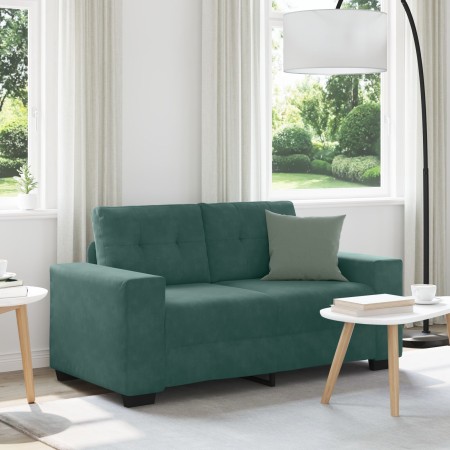 Sofá Loveseat Verde Oscuro 120 cm de Terciopelo von , Sofas - Ref: Foro24-4105112, Preis: 213,69 €, Rabatt: %