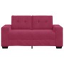 Sofá Loveseat Rojo Vino 120 cm de Terciopelo by , Sofas - Ref: Foro24-4105114, Price: 218,37 €, Discount: %